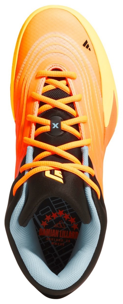 adidas Dame X 'All-Star' Basketball Shoes - Orange/Blue - View 2