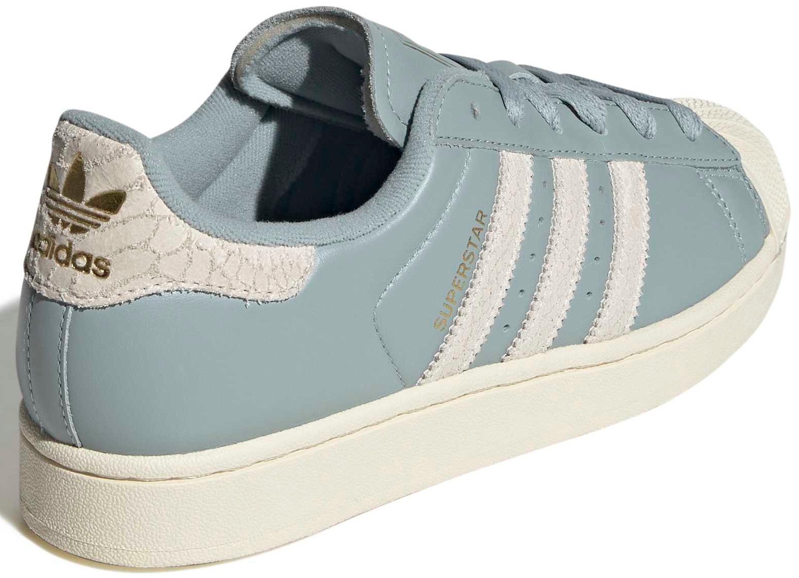 adidas Women's Superstar II Shoes - Cream White/Wonder Sage - View 5