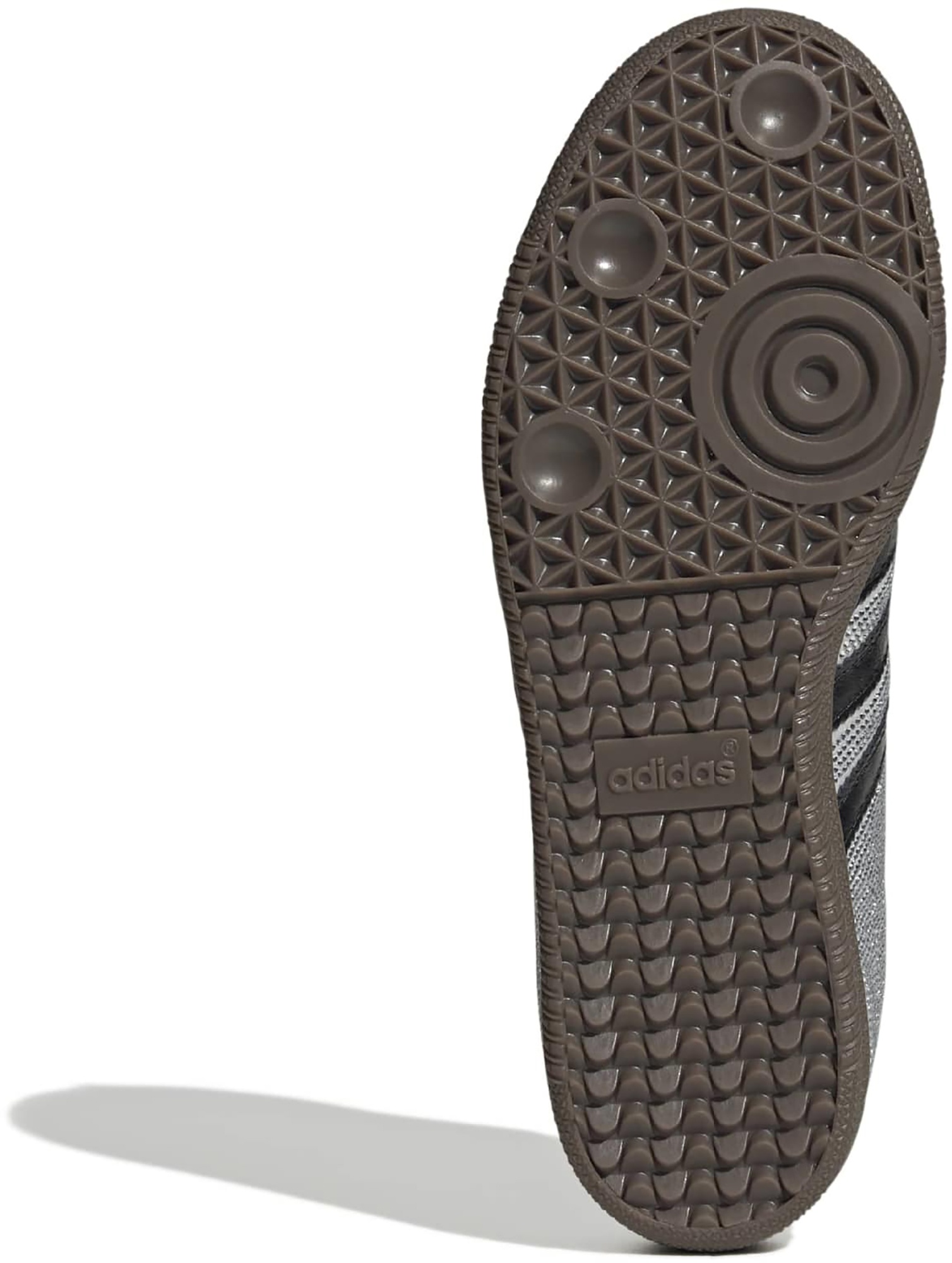 adidas Women's Samba OG Shoes - Rhinestone Wht/Silver/Blk - View 3