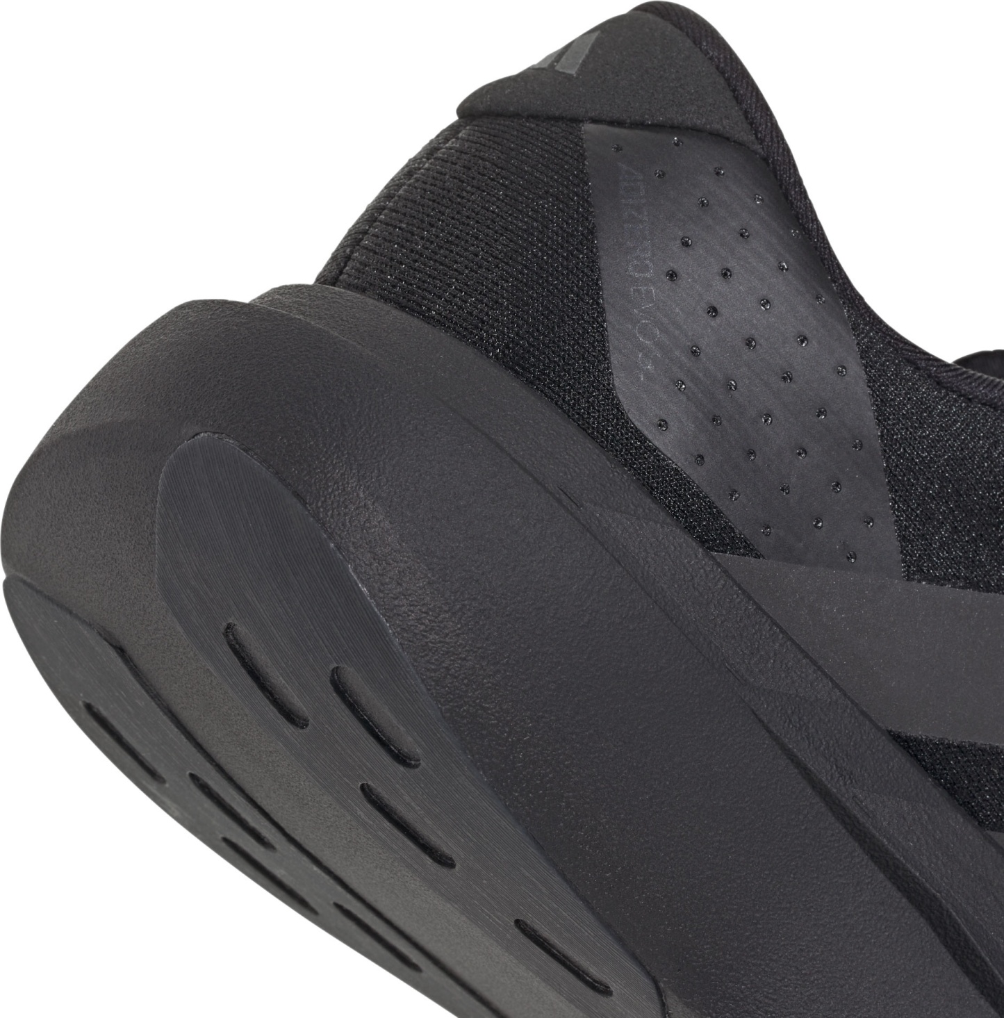 adidas Women's Adizero EVO SL Running Shoes - Black/Black/White - View 8