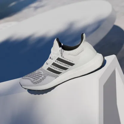 adidas Men's Ultraboost 1.0 Shoes - White/Black/Black - View 7