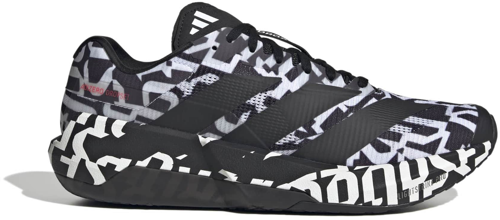 adidas Men's Adizero Dropset Pro Training Shoes - White/Black - View 1