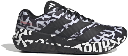 adidas Men's Adizero Dropset Pro Training Shoes - White/Black - View 1