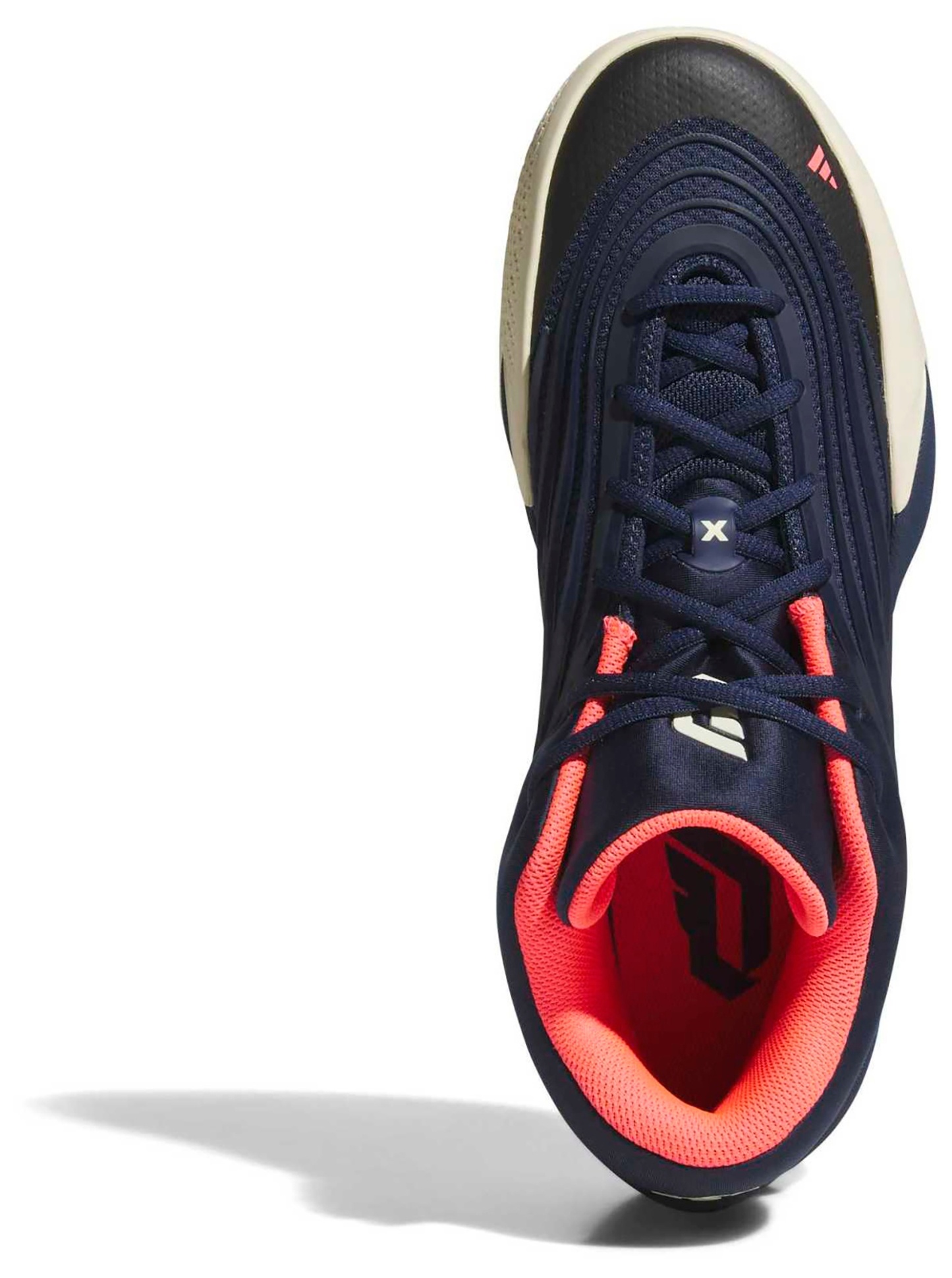 adidas Dame X ‘Lion's Den' Basketball Shoes - Night Indigo/Warm Vanilla/Solar Turbo - View 2