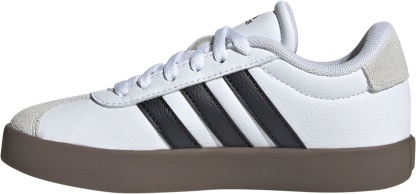 adidas Kids' Preschool VL Court Low Shoes - White/Black/Grey - View 4