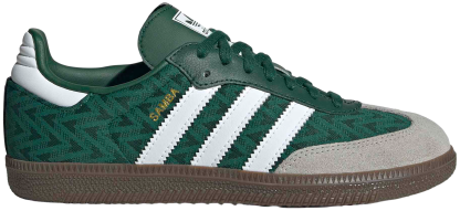 adidas Kids' Grade School Samba OG Shoes - Collegiate Green/White/Gum - View 1