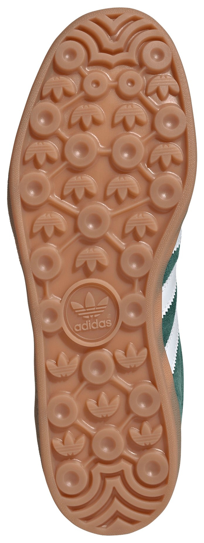adidas Men's Gazelle Indoor Shoes - Collegiate Green/White/Gum - View 4