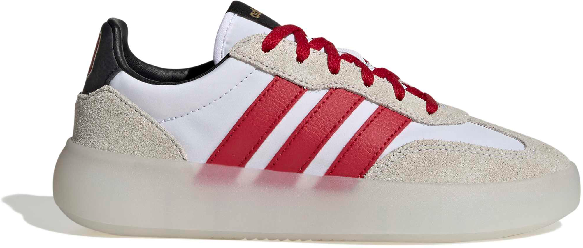 adidas Kids' Barreda Decode Shoes - White/Red - View 1