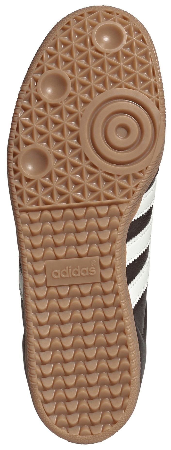 adidas Samba OG Shoes - Brown/White - View 3