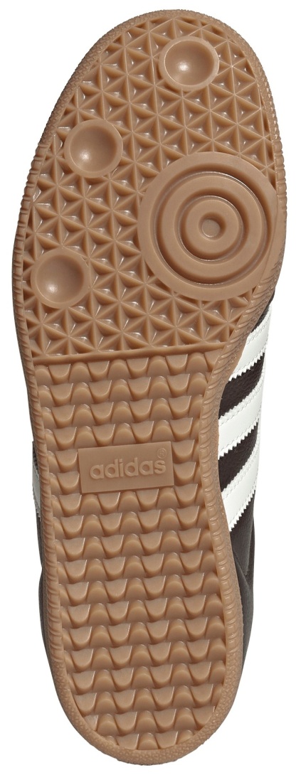 adidas Samba OG Shoes - Brown/White - View 3