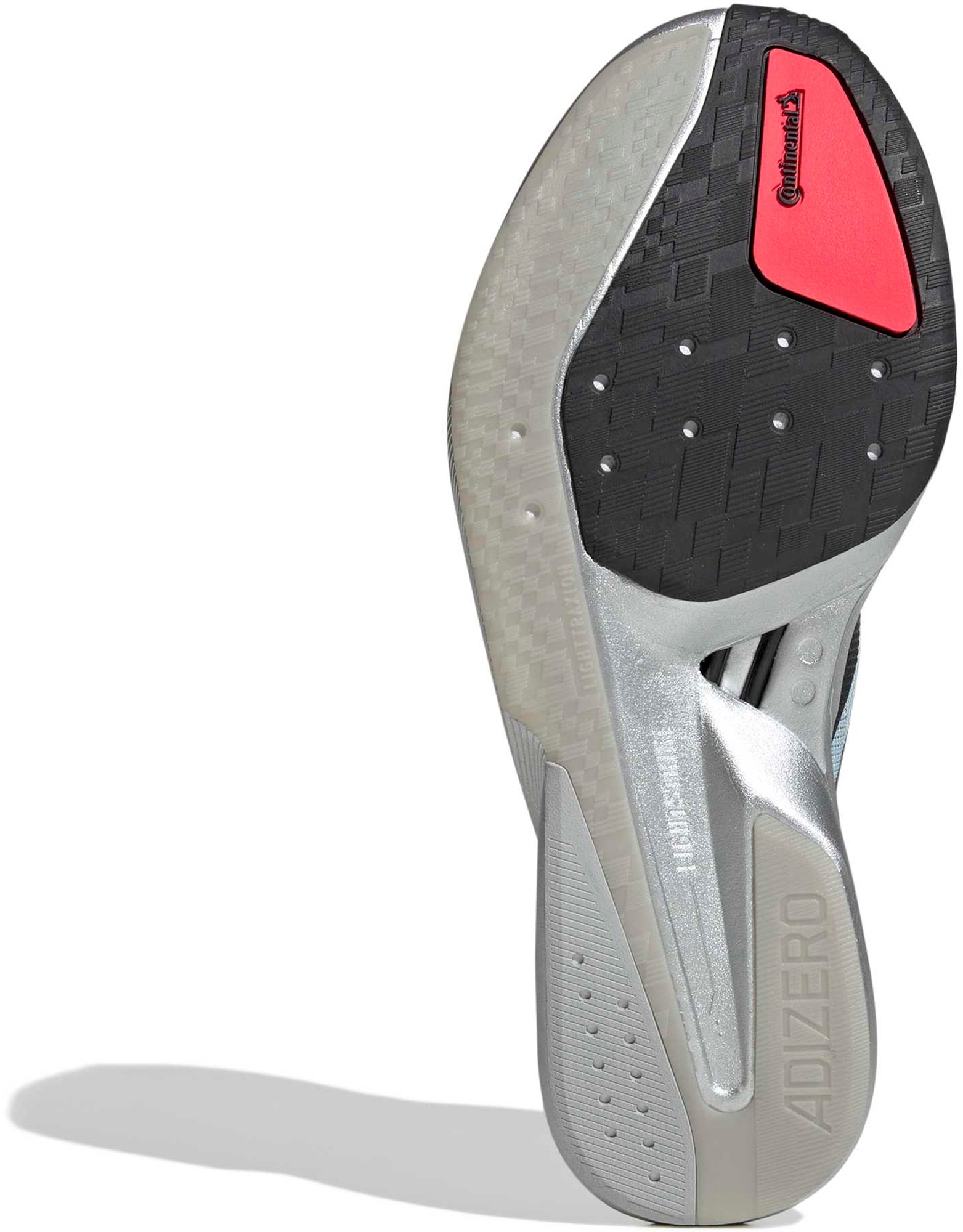 adidas Men's Adizero Boston 13 Running Shoes - Clear Sky/Carbon/Silver Mtllc - View 3