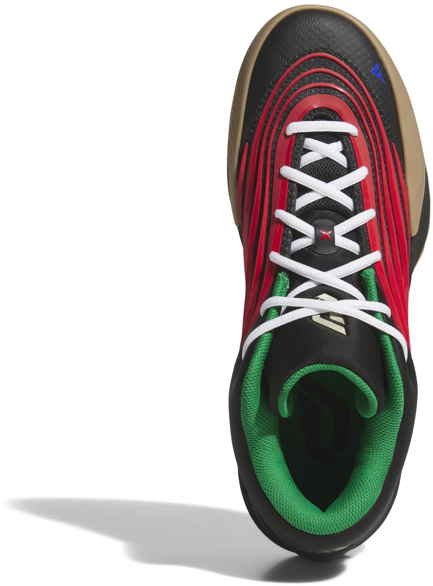 adidas Dame X Basketball Shoes - Core Black/Pure Ruby/Gum4 - View 2