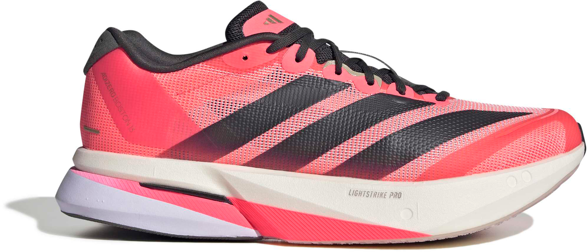 adidas Men's Adizero Boston 13 Running Shoes - Solar Turbo/Carbon/Charcoal - View 1