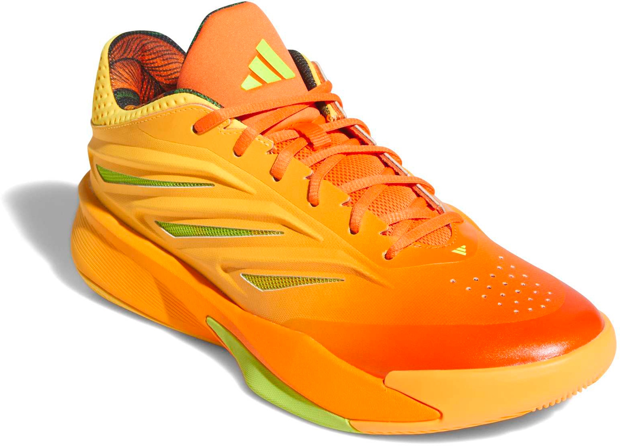 adidas Crazy Energy 'Satou PE' Basketball Shoes - Impact Orange/Semi Solar Slime/Impact Orange - View 5