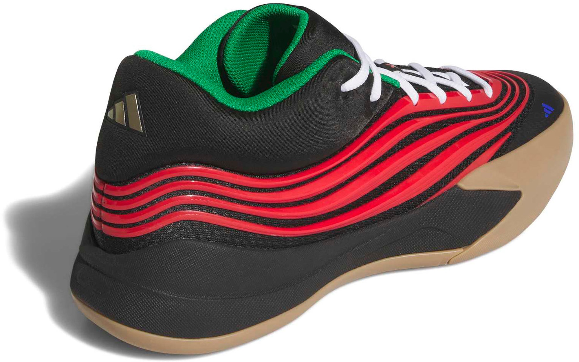 adidas Dame X Basketball Shoes - Core Black/Pure Ruby/Gum4 - View 4