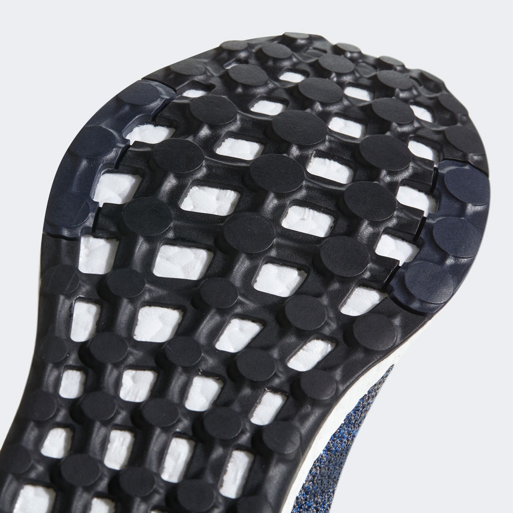 adidas Men's PureBOOST DPR Running Shoes - Blue/Black - View 6
