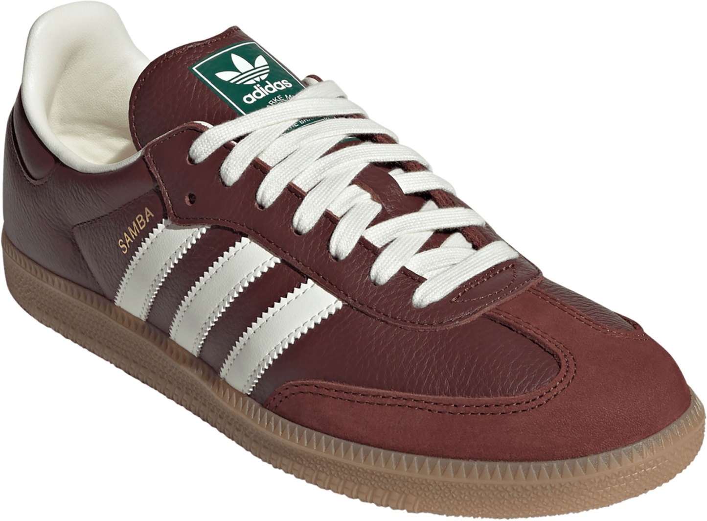 adidas Samba OG Shoes - Fox Brown/Off White/Gum - View 5