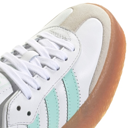 adidas Kids' Grade School Sambae Shoes - Mint/White - View 7