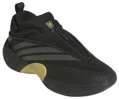 adidas Kids' Grade School D.O.N. Issue #7 'Best of adidas' Basketball Shoes - Black/Gold Metallic - View 6