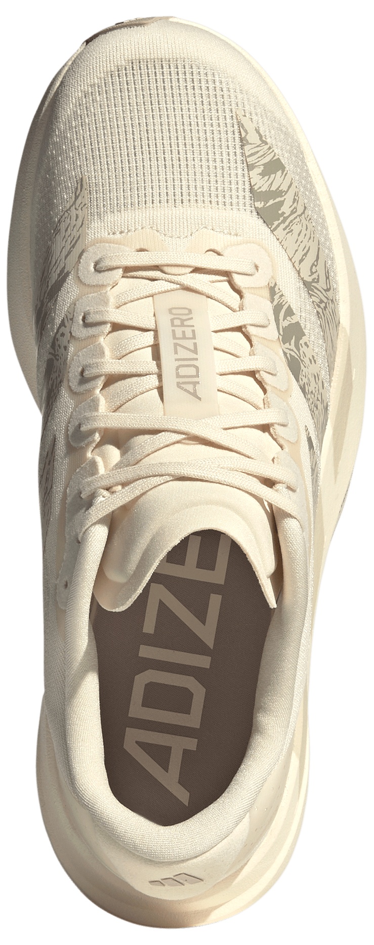 adidas Women's Adizero EVO SL Running Shoes - Wonder White/Wonder Taupe - View 2