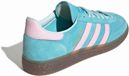 adidas Men's Handball Spezial Shoes - Pulse Aqua/Clear Pink/Gum - View 7