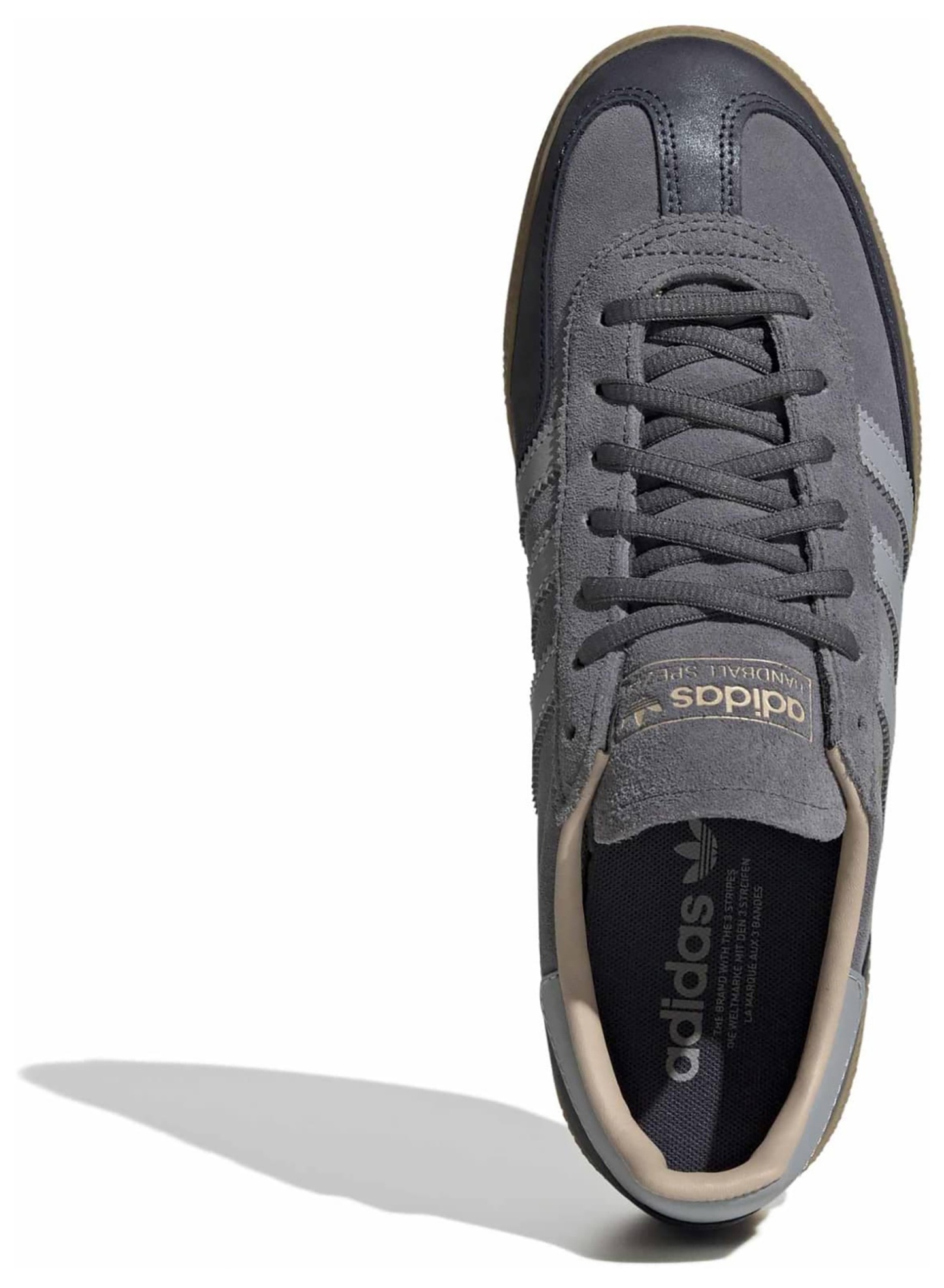 adidas Men's Handball Spezial Shoes - Oiled Onix/Halo Slvr - View 2