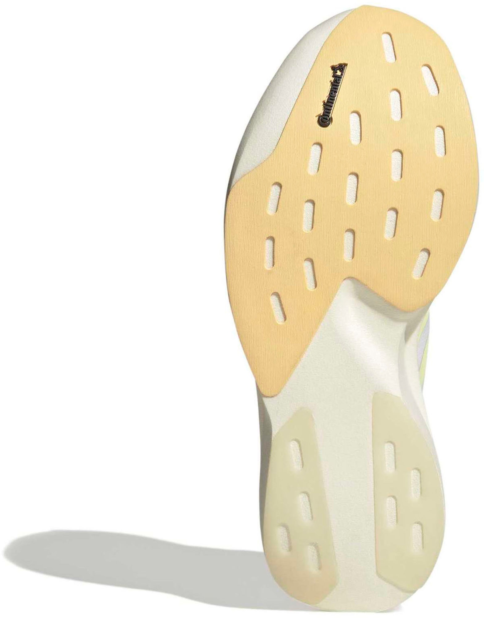 adidas Women's Adizero EVO SL Woven Running Shoes - Ftwr White/Ice Tangerine/Off White - View 3