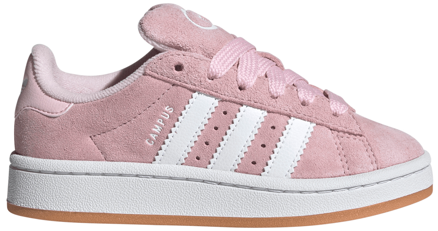 adidas Kids' Preschool Campus 00s Shoes - Pink/White - View 1