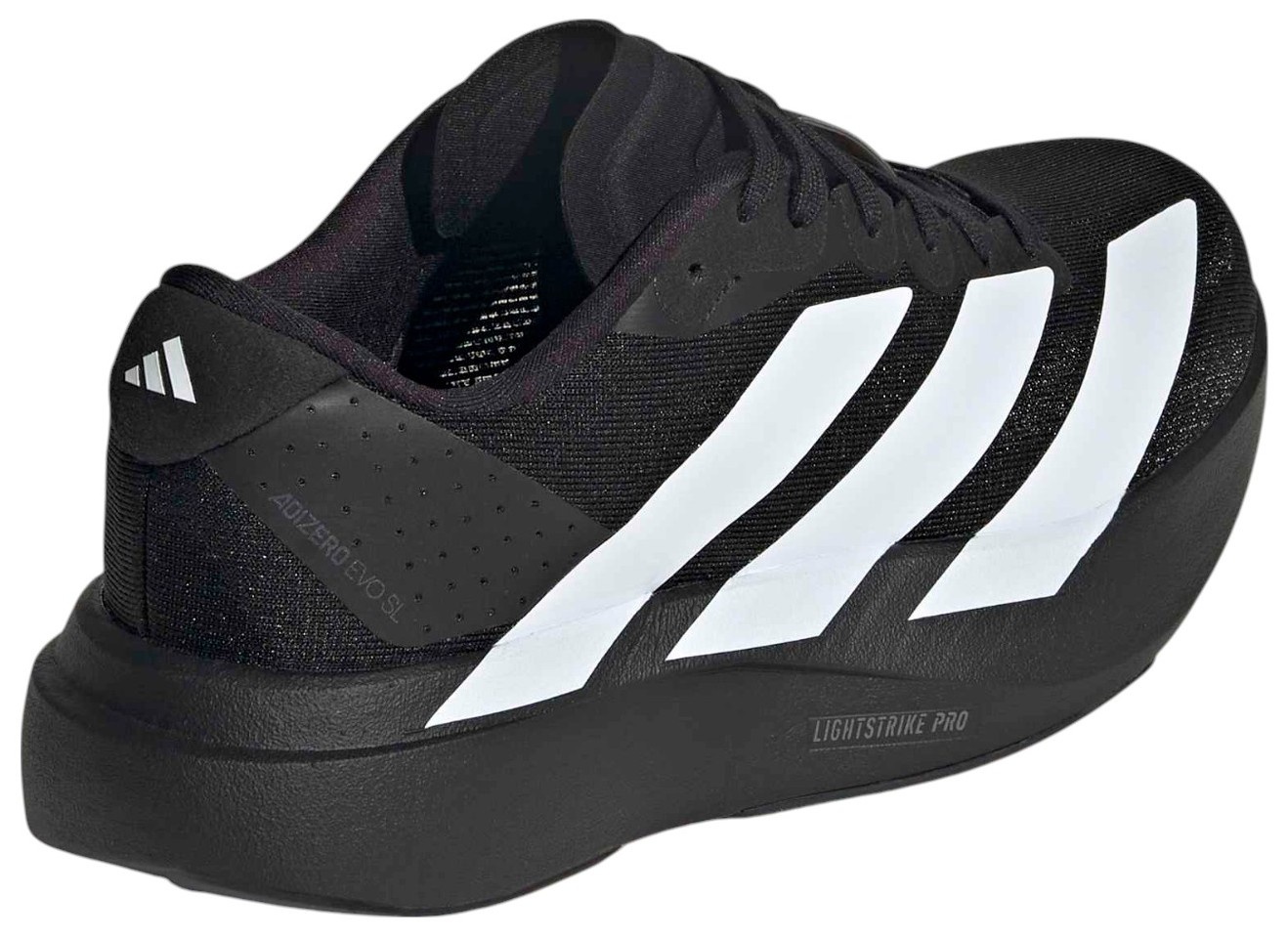 adidas Kids' Grade School EVO SL Shoes - Black/White - View 7