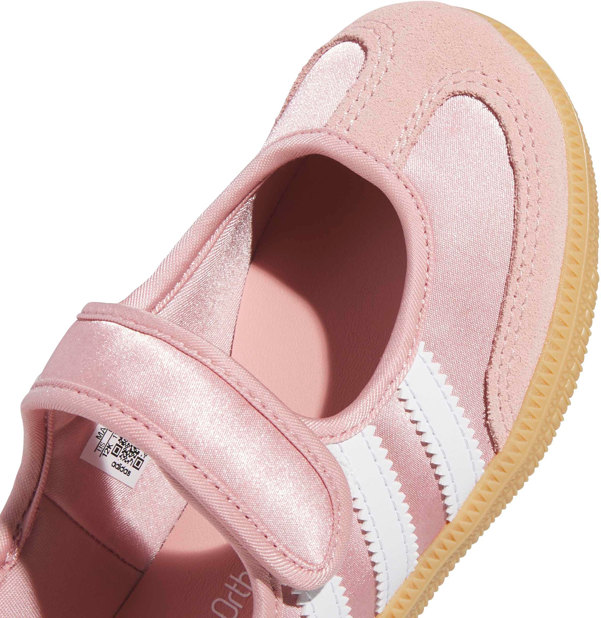 adidas Kids' Preschool Samba Jane Shoes - Wonder Mauve/Ftwr White/Gum 3 - View 6