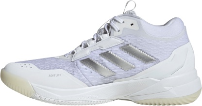 adidas Women's Crazyflight 5 Mid Volleyball Shoes - White/Silver - View 6