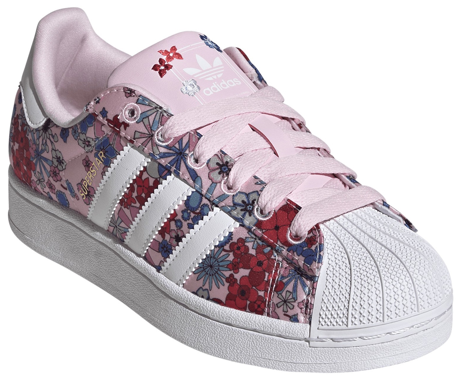 adidas Kids' Grade School Superstar II Shoes - Clear Pink/White/Light Pink - View 5