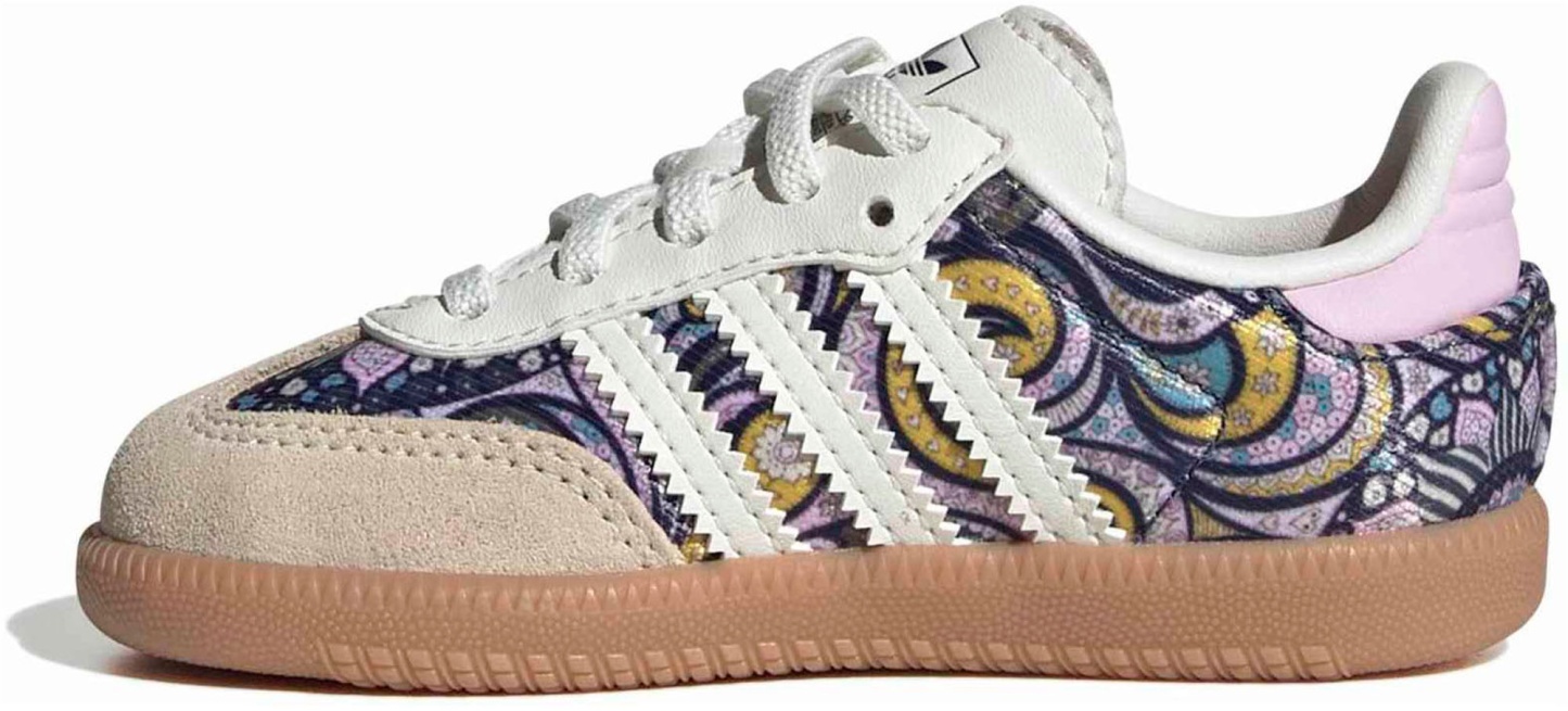 adidas Toddler Samba OG Shoes - Core White/Orchid Fusion/Gum 2 - View 4