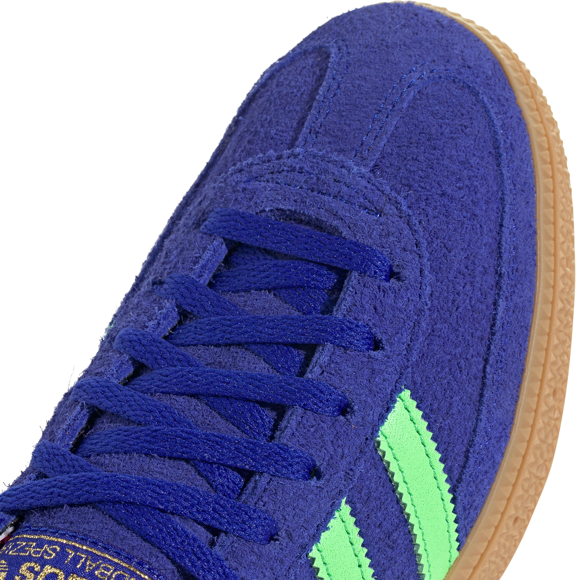 adidas Women's Handball Spezial Shoes - Blue/Lime - View 7