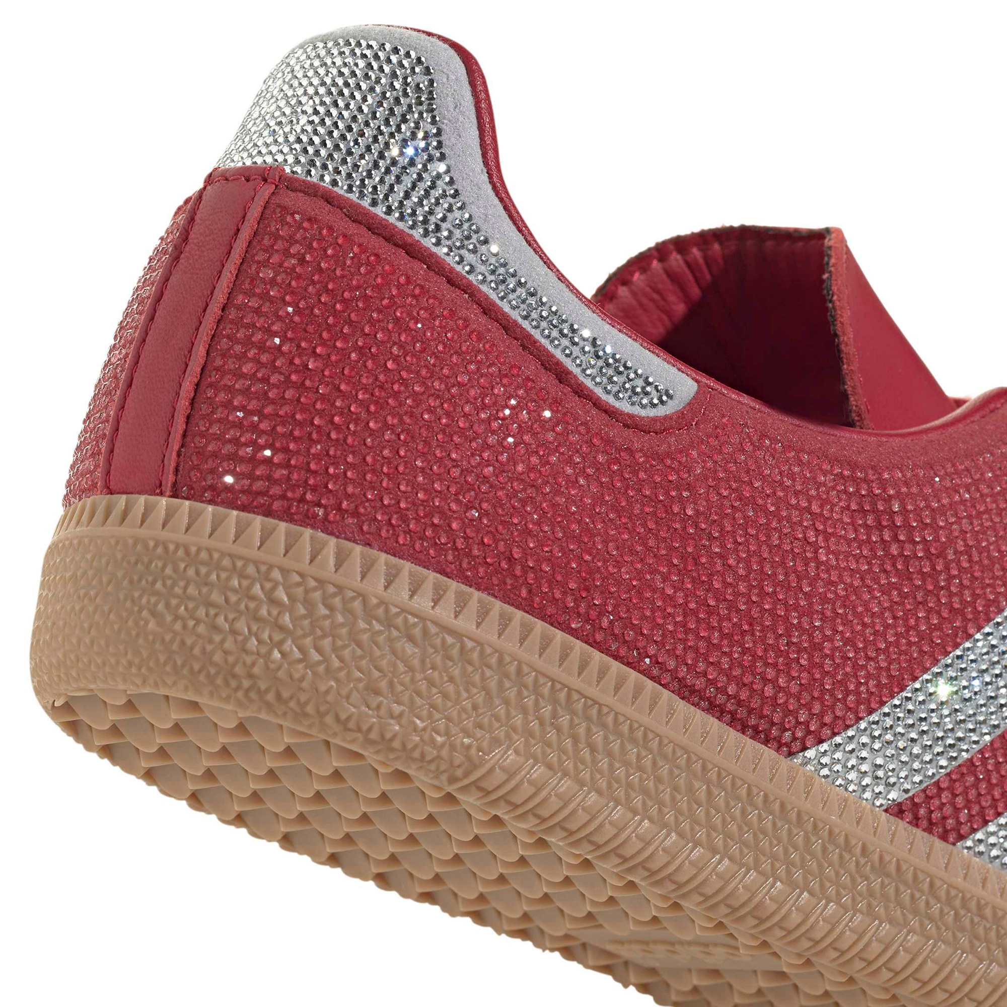 adidas Women's Samba OG Shoes - Rhinestone Tm Vic Red/Slv - View 8