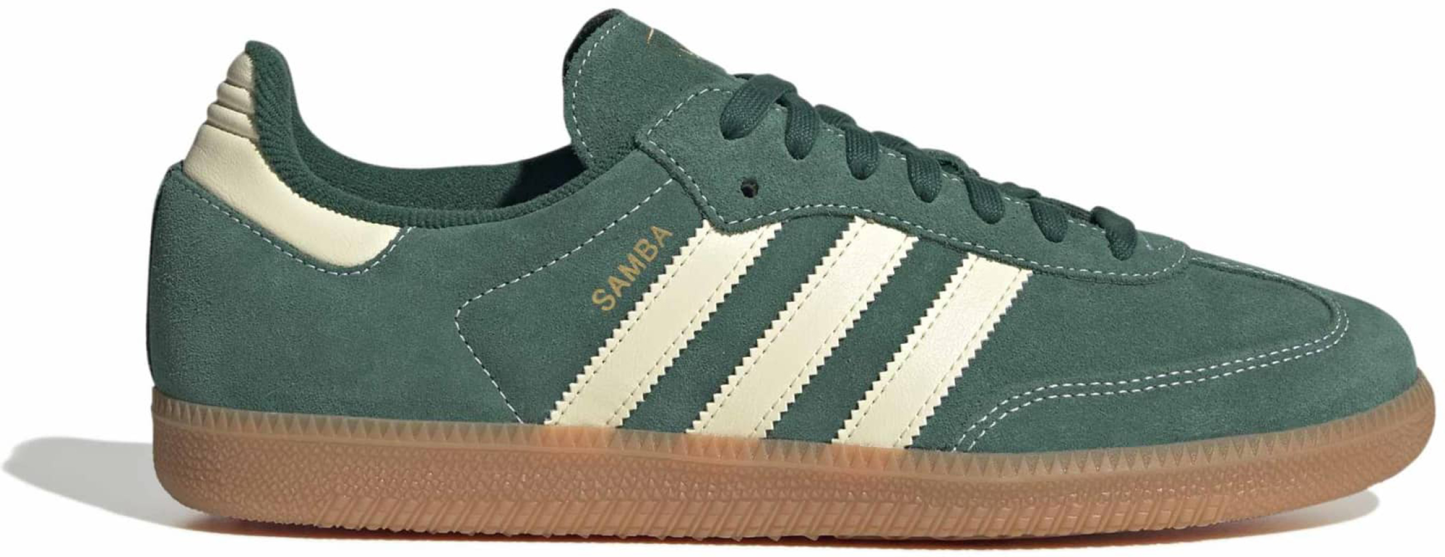 adidas Samba OG Shoes - Pinstripe Grn/Vnlla - View 1