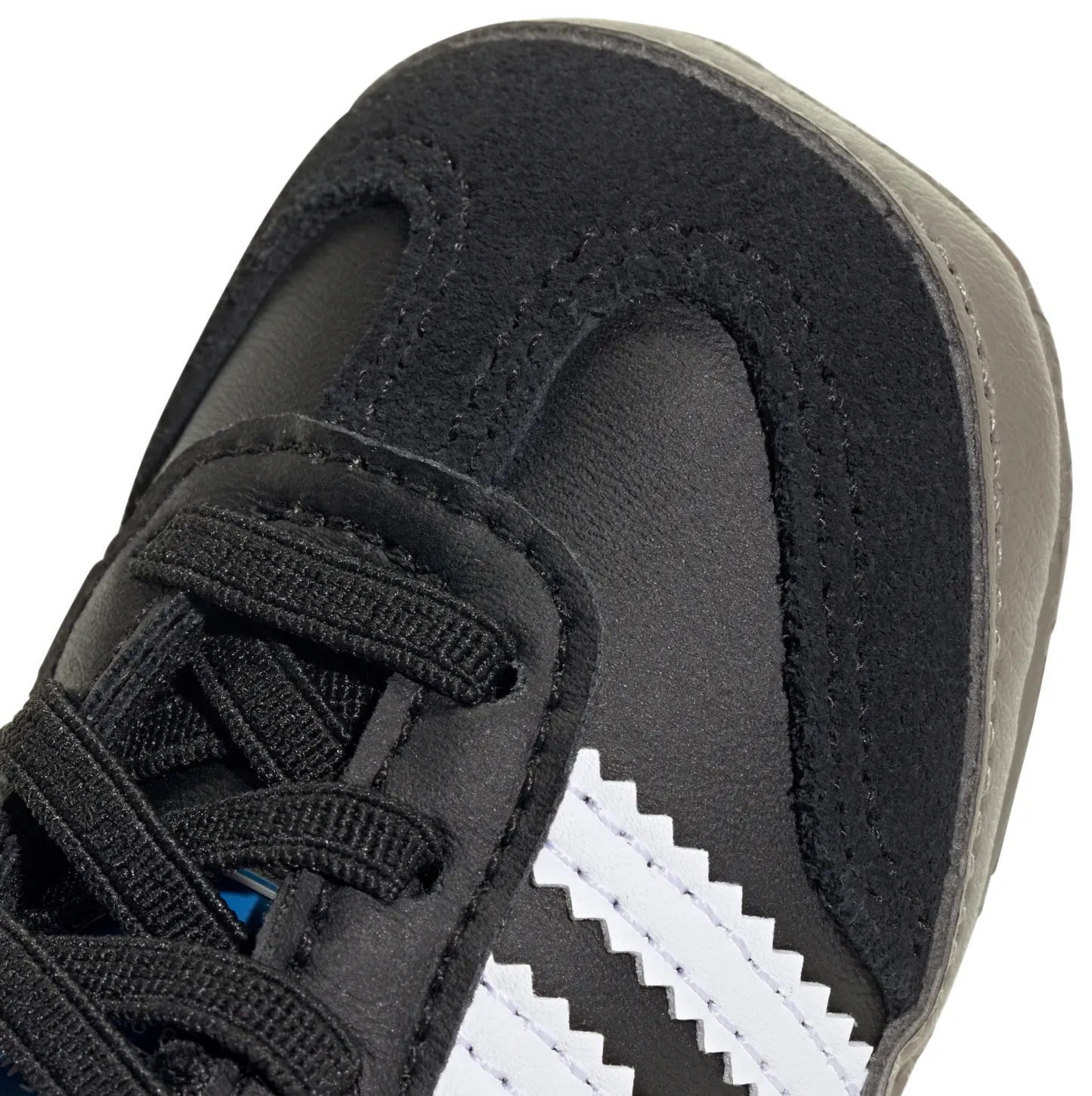 adidas Toddler Samba OG Shoes - Black/White/Bluebird - View 8