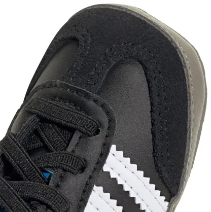 adidas Toddler Samba OG Shoes - Black/White/Bluebird - View 8