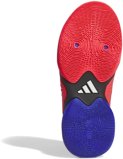 adidas Kids' Grade School D.O.N. Issue #8 Basketball Shoes - Core Black/Lucid Red/Lucid Blue - View 3