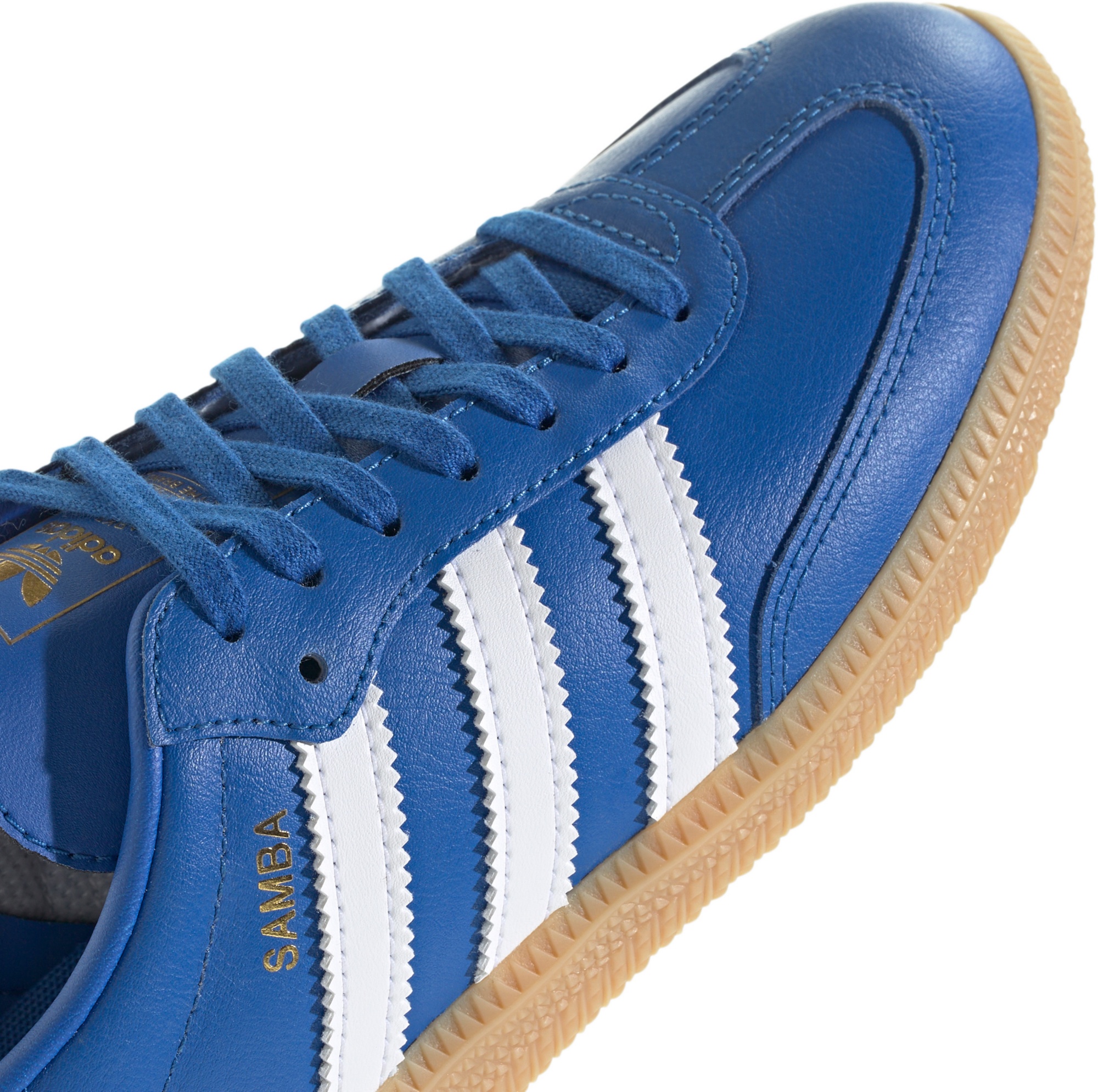 adidas Kids' Grade School Samba OG Shoes - Blue/White - View 7