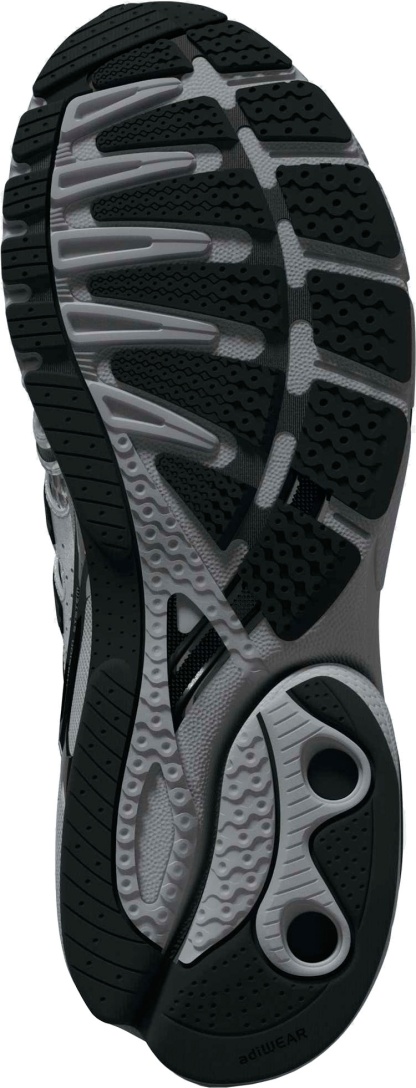 adidas Men's Adistar Control 5 Shoes - Grey Two/Core Black/Silver Met - View 3