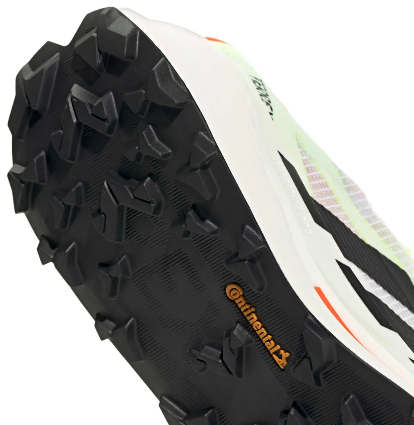 adidas Women's Terrex Agravic TT Trail Running Shoes - White/Black/Impact Orange - View 8