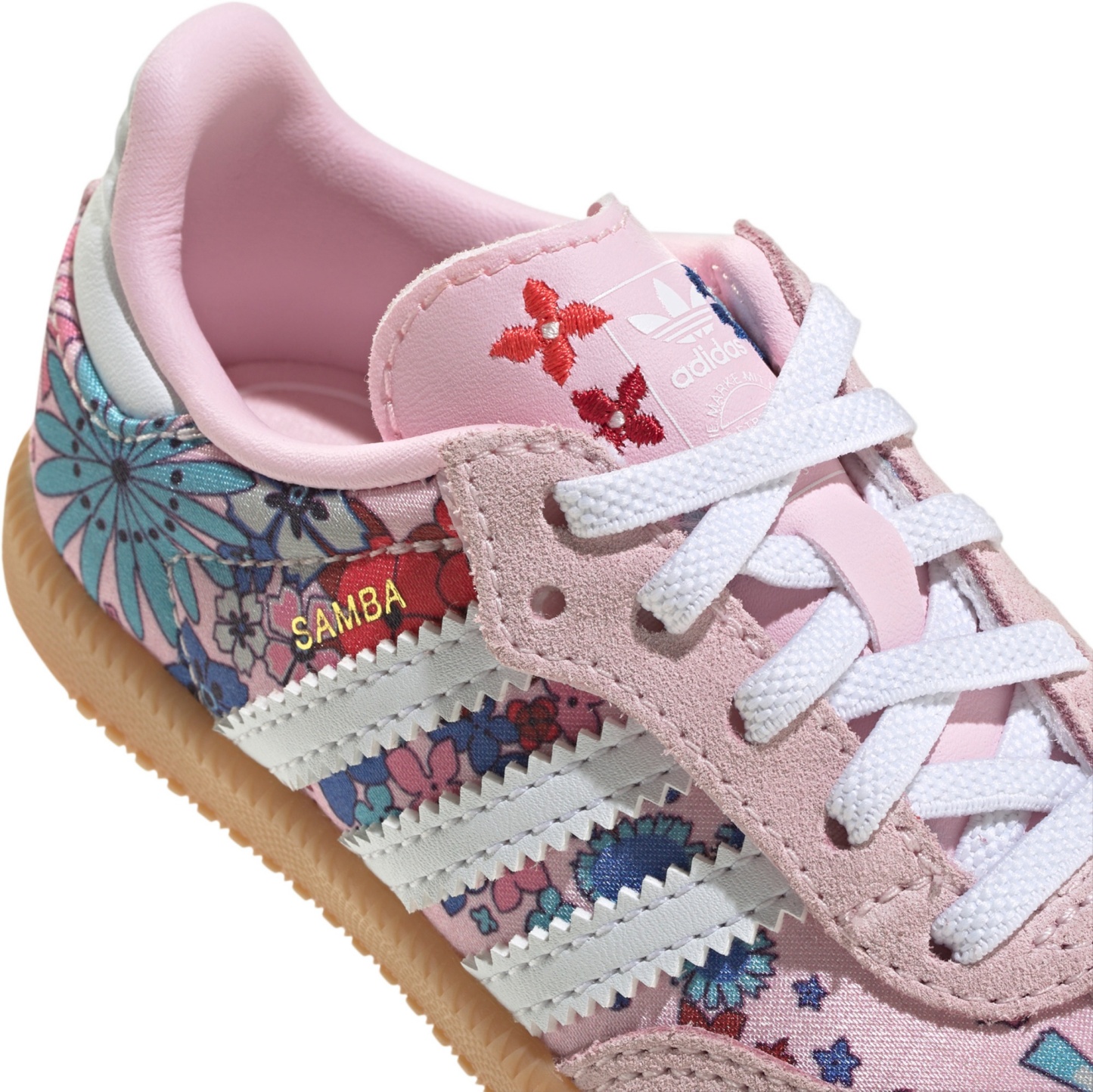 adidas Toddler Samba OG Shoes - Clear Pink/White/Gum - View 8