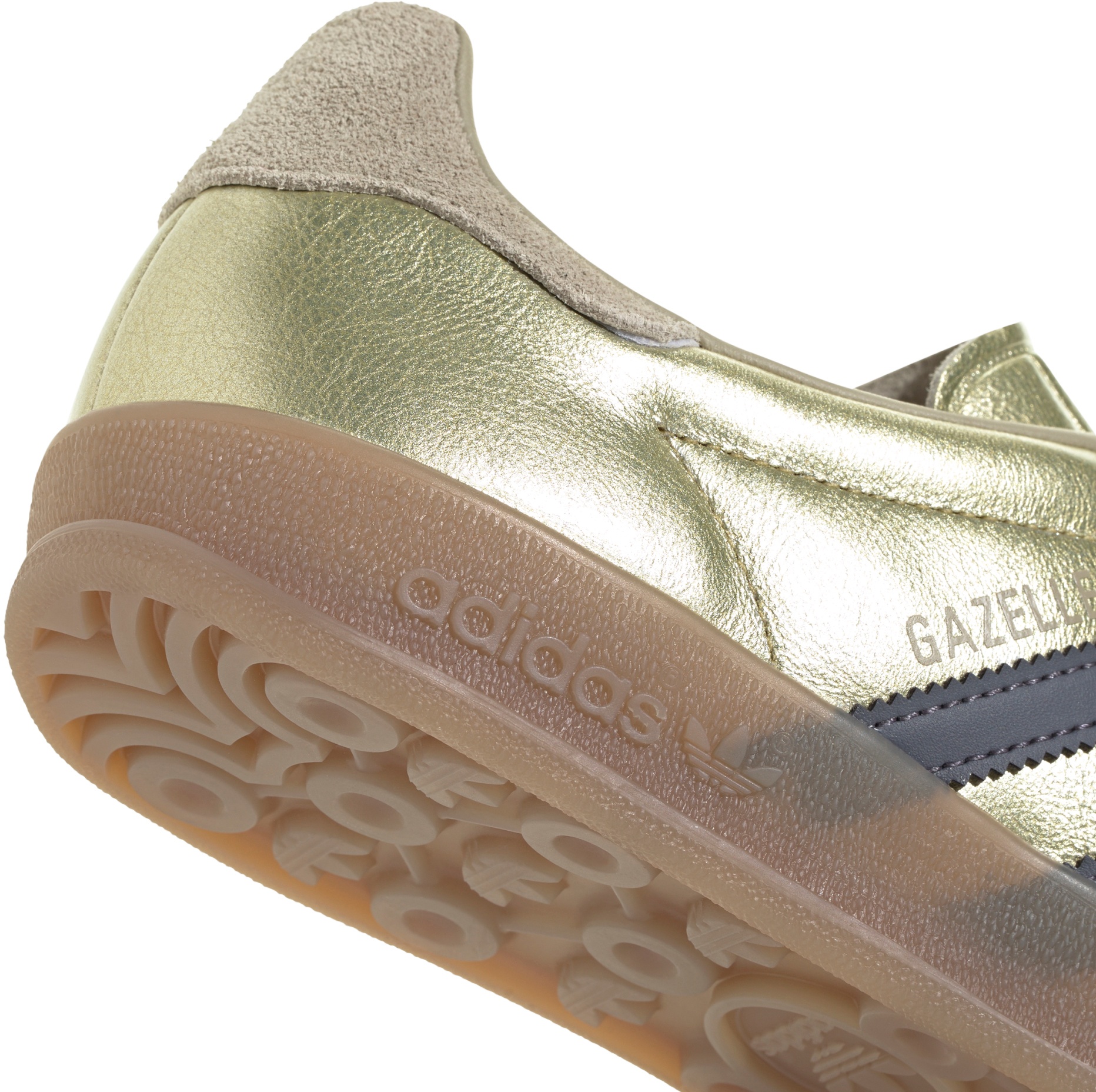 adidas Women's Gazelle Indoor Shoes - Gold/Aurora Onx/Wndr Crgo - View 8