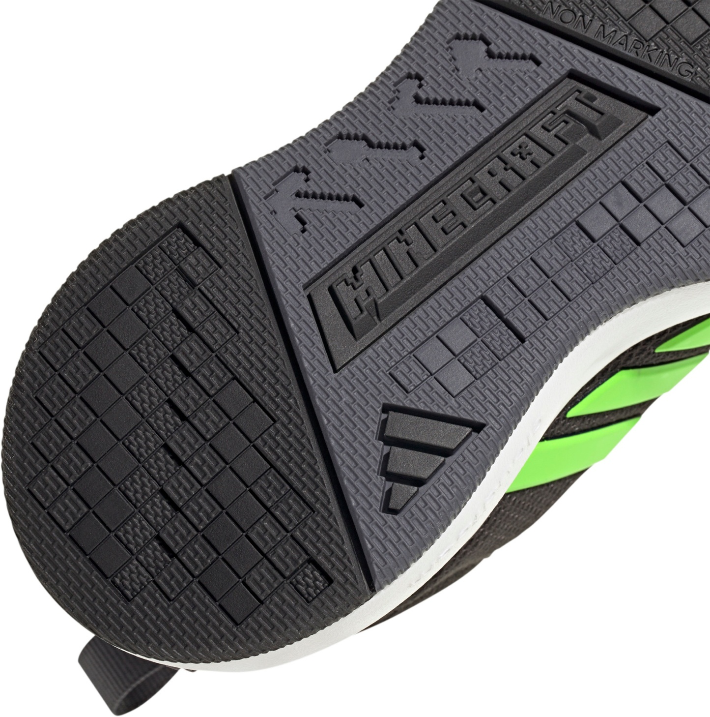 adidas Kids' Preschool Minecraft Pro Shoes - Core Black/Ftwr White/Aurora Onix - View 8