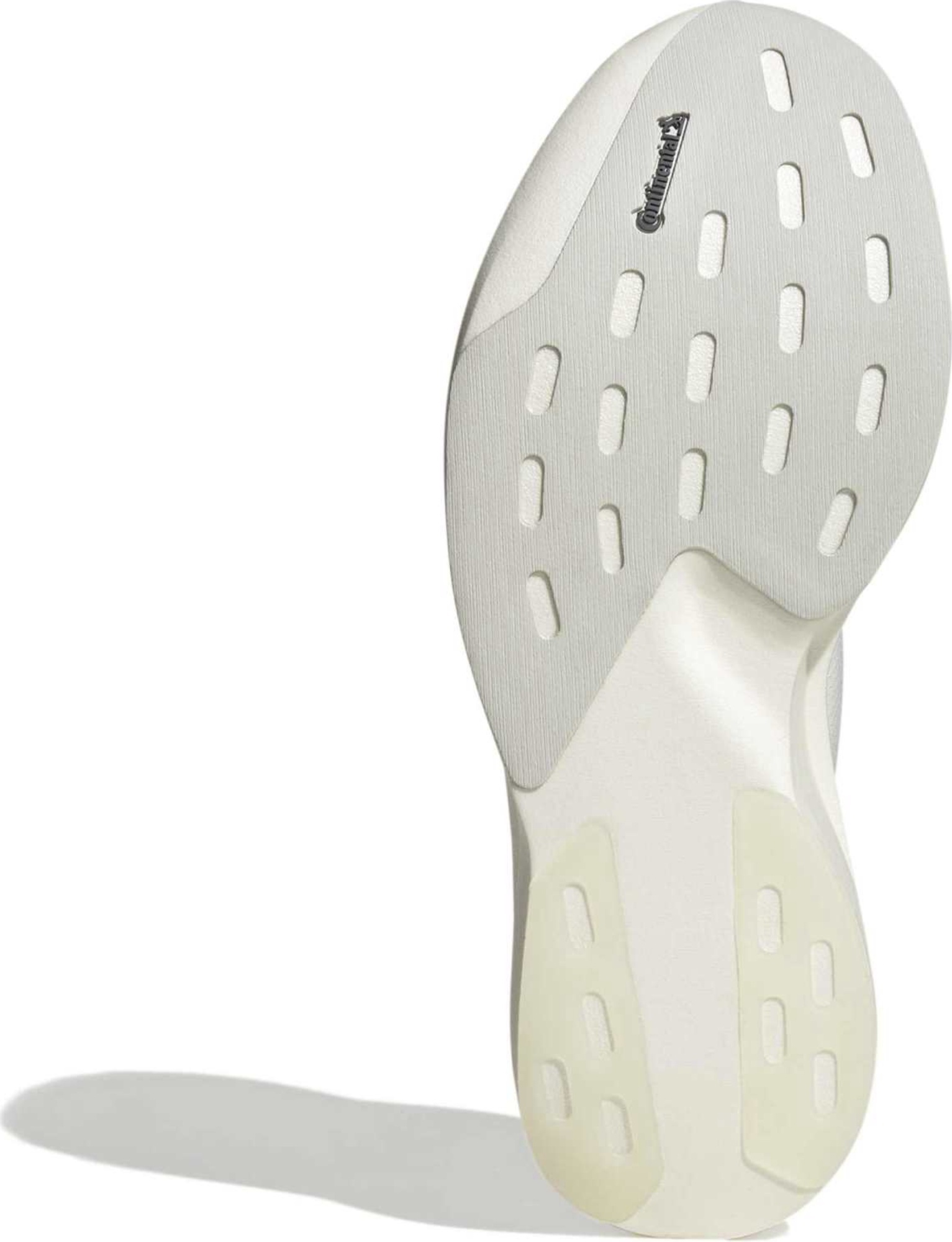 adidas Men's Adizero EVO SL Zip Running Shoes - Core White/Zero Met/Orbit Grey - View 3