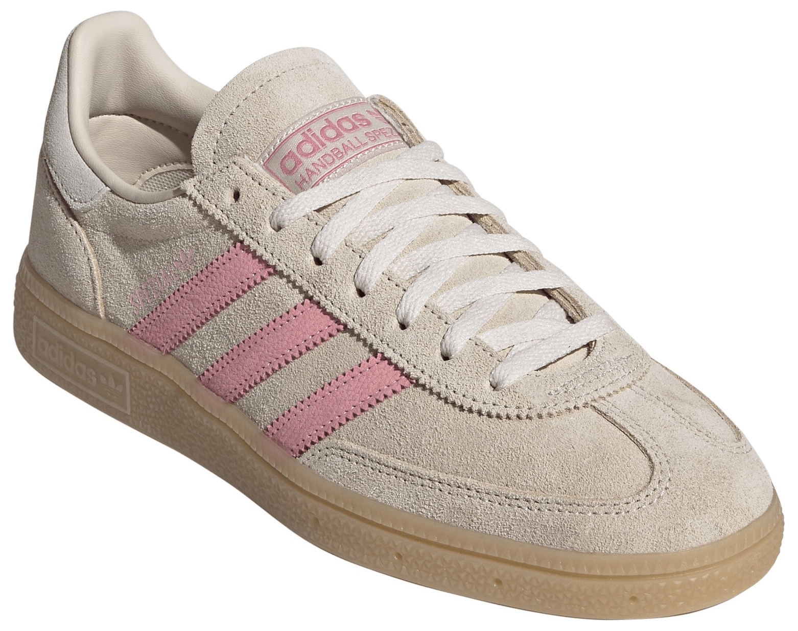 adidas Women's Handball Spezial Shoes - Crystal Linen/Pink Spark/Wonder White - View 5