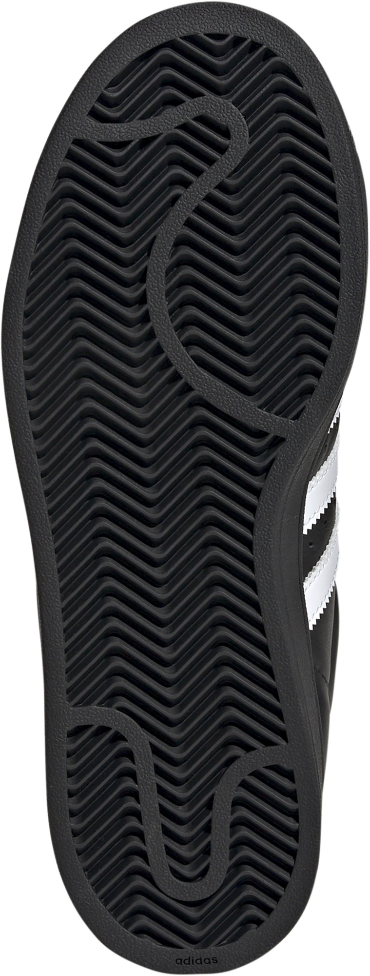 adidas Women's Superstar II Shoes - Black/Black/White - View 8