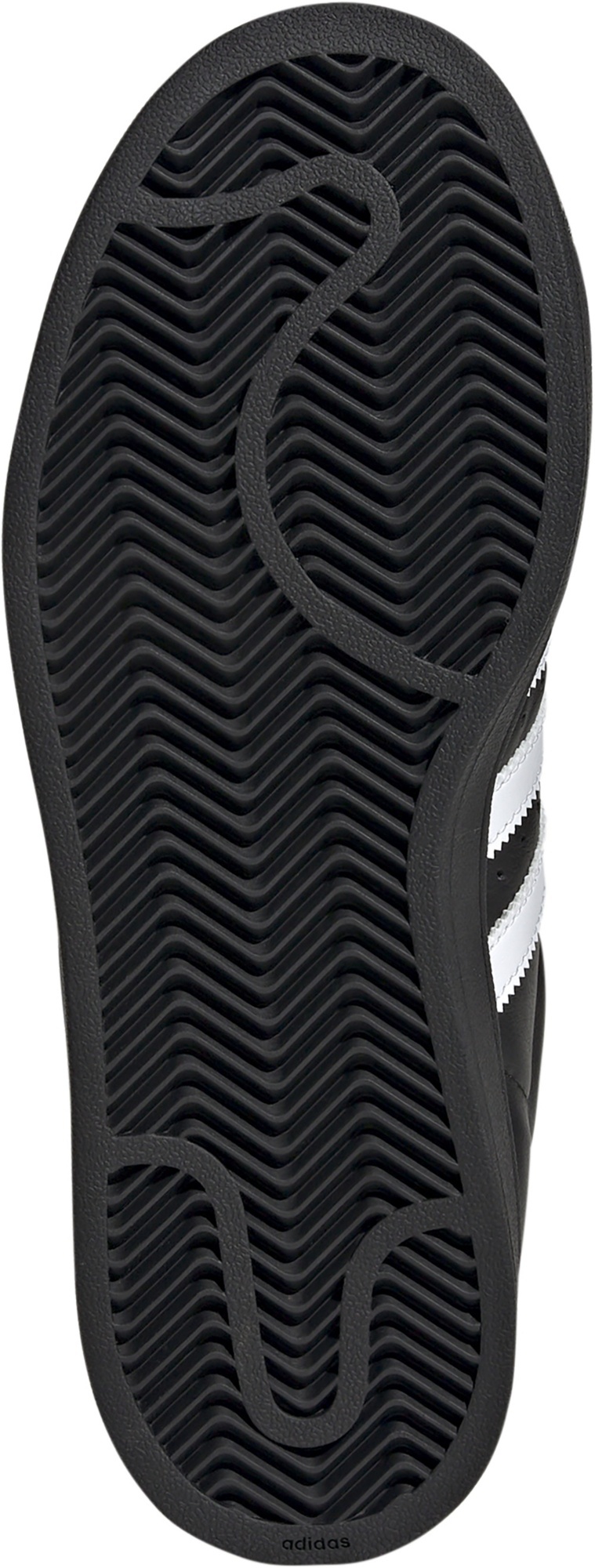 adidas Women's Superstar II Shoes - Black/Black/White - View 8