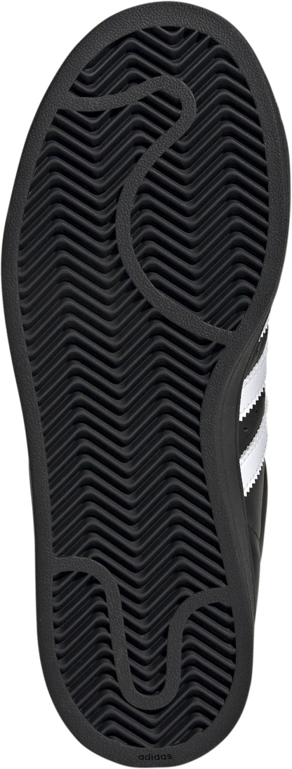 adidas Women's Superstar II Shoes - Black/Black/White - View 8